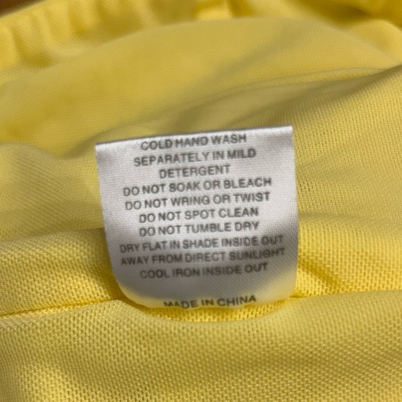 *NWT* White Fox Midnight Adventures Mini Dress in Lemon Yellow, Size Small - Picture 11 of 11